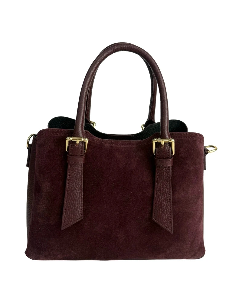 Suede Buckle Handbag — product detail 1
