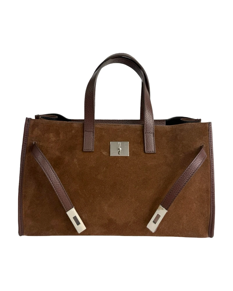 Suede Belted Tote — product detail 1