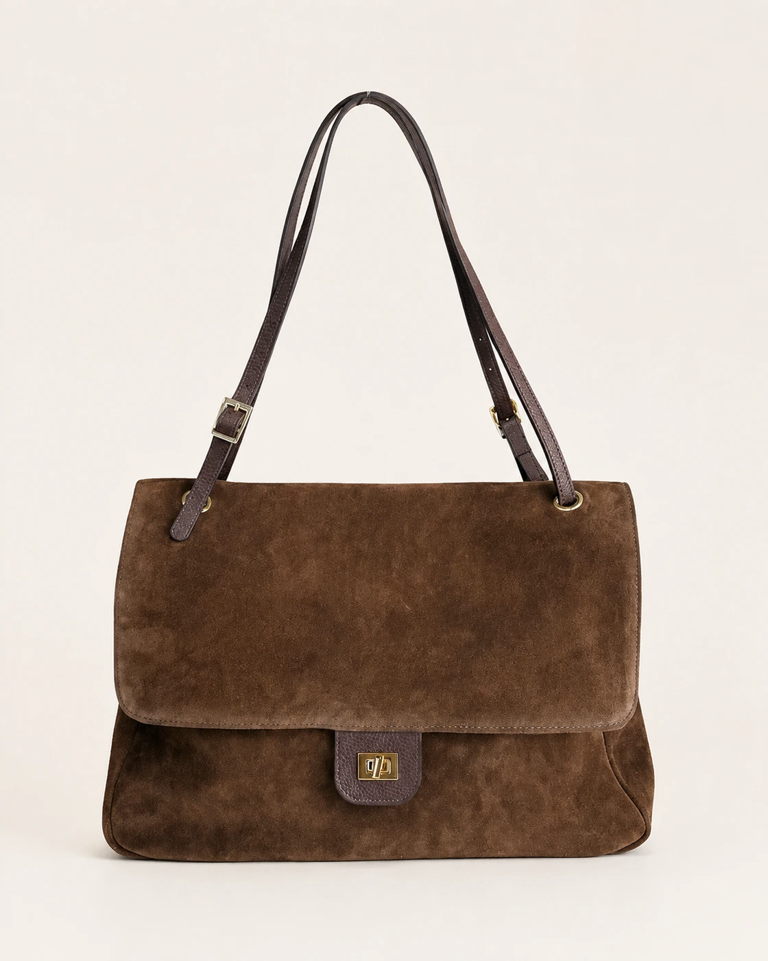 Suede Flap Shoulder Bag — Shoulder Bags