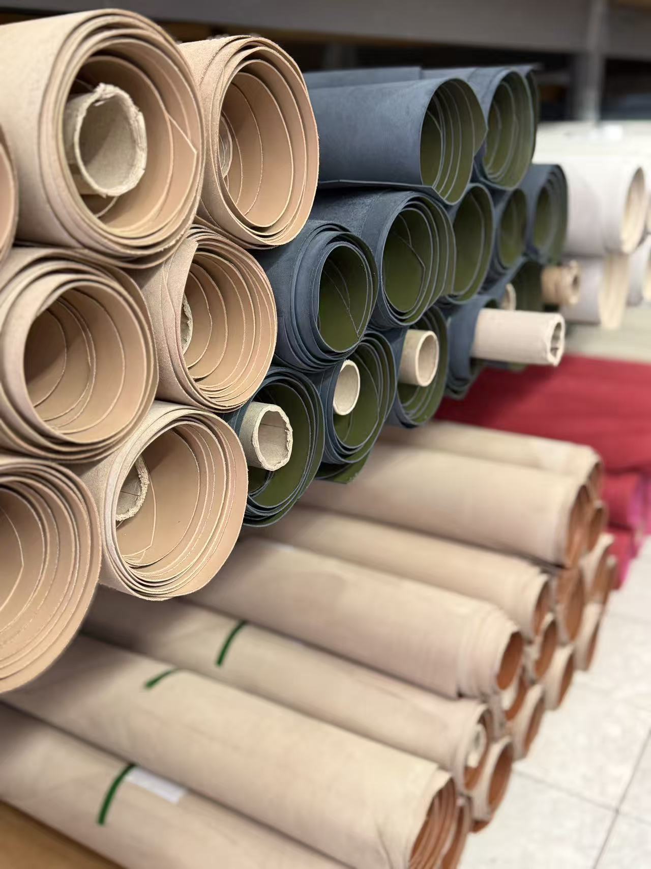 Ruga leather rolls, photograph supplied by FRAYDA